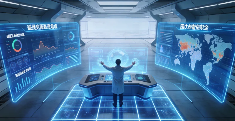 定州医院病理科医生观察组织切片