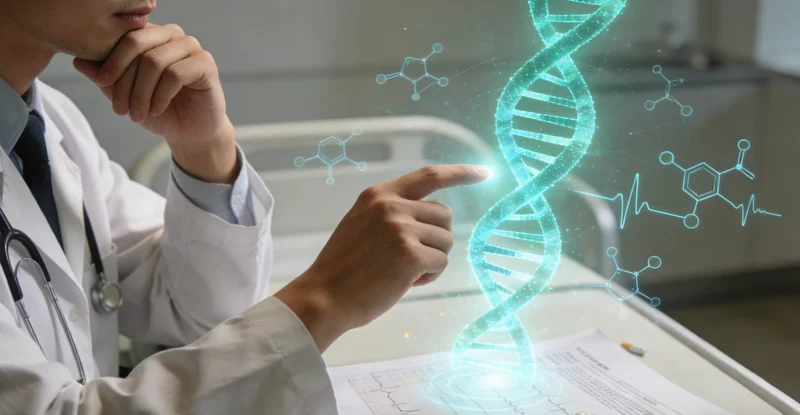 包头医生与患者沟通甲状腺基因检