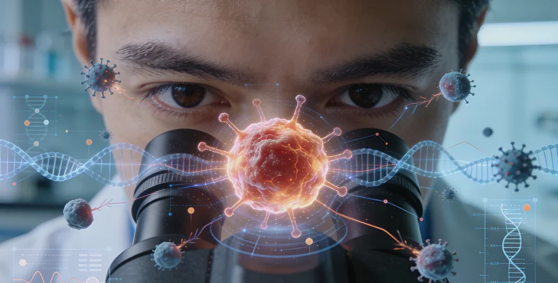 武安医院脑肿瘤病理切片显微镜观