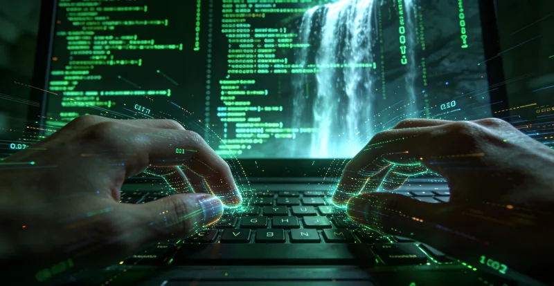 基因测序实验室内部工作场景