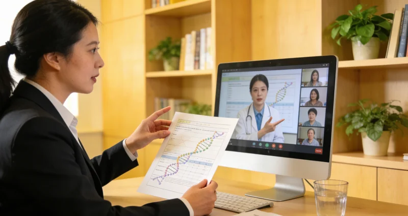 临沧遗传咨询师为家庭解读基因报