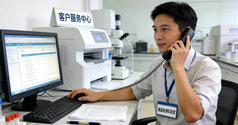 樟树遗传咨询师为客户解读基因检