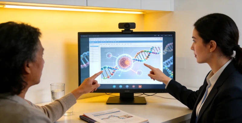 什邡患者进行遗传咨询沟通场景