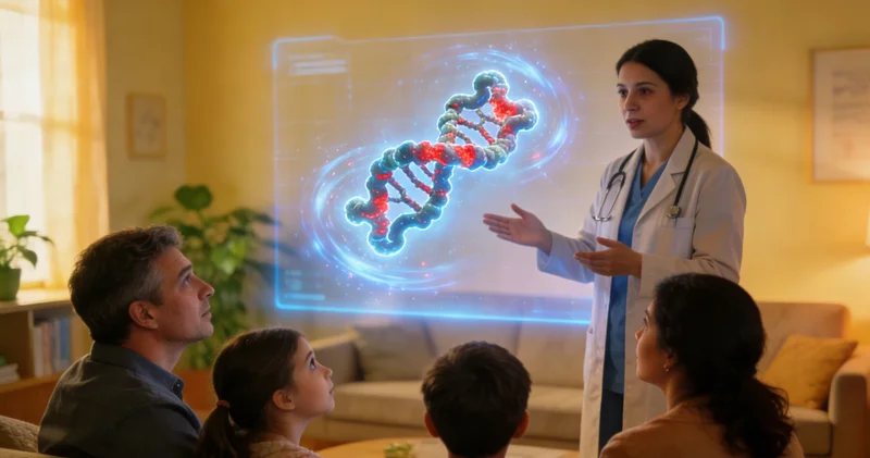 巴林右旗家庭与医生讨论遗传检测