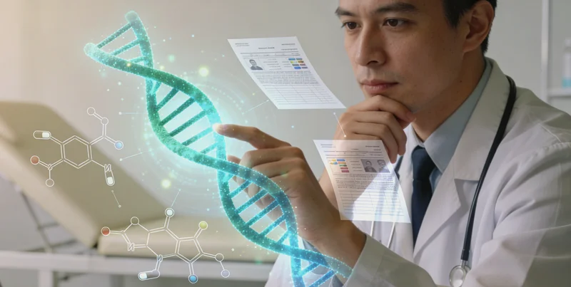当阳医生与患者共同解读基因检测