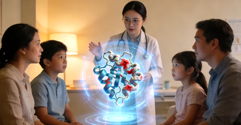 宿迁城市风光与DNA健康概念结