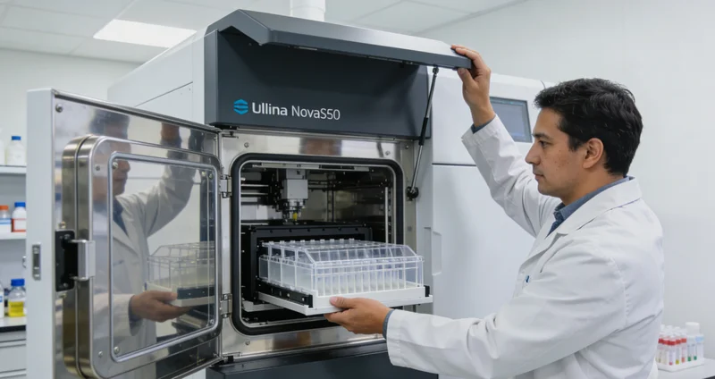 鄂温克居民在医院向医生咨询基因