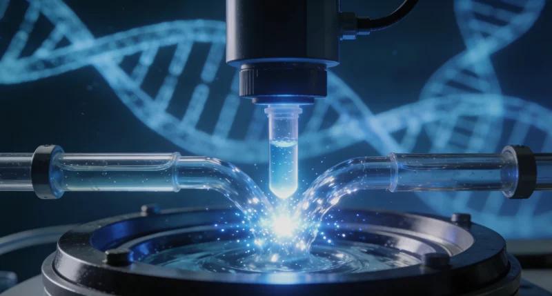 高邮家庭了解基因检测原理示意图