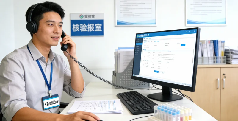 霍林郭勒居民进行遗传咨询场景