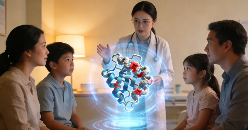 亳州居民在咨询室与遗传咨询师沟