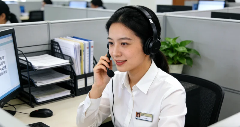 孝义女性在医生陪同下阅读基因检