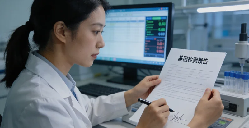 茫崖专业机构出具的基因检测报告