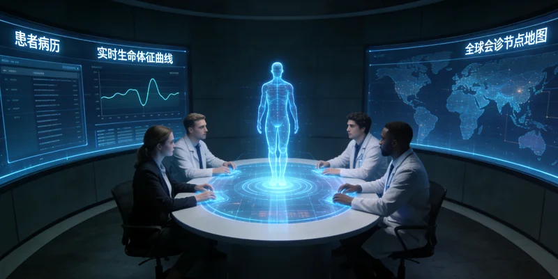 高碑店家庭进行遗传咨询场景