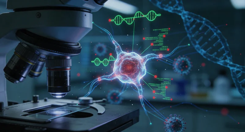北镇医生与患者共同查看基因检测