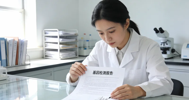 江阴家庭查看基因检测报告并进行