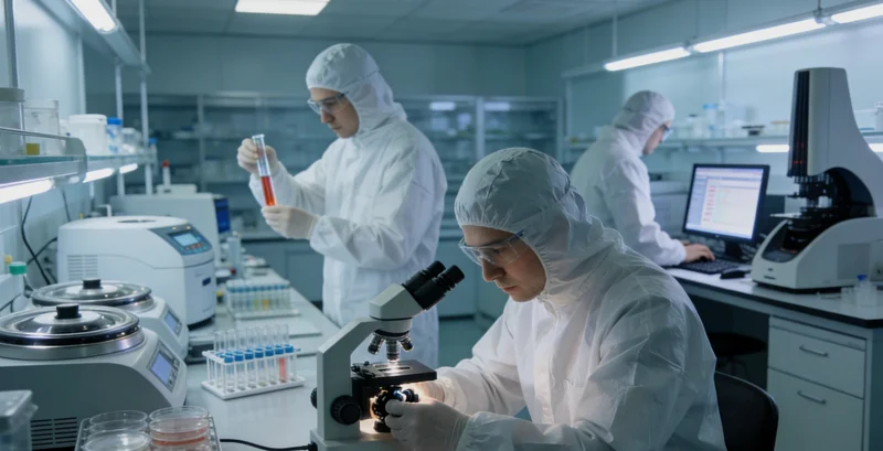 石首专业基因检测实验室内部工作