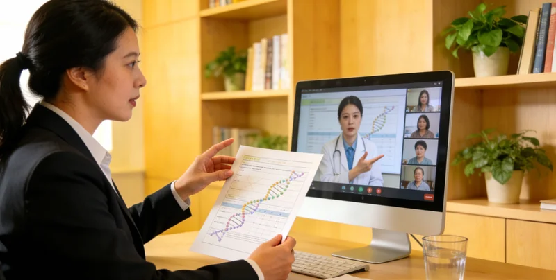 黔东南州家庭接受遗传咨询温馨场