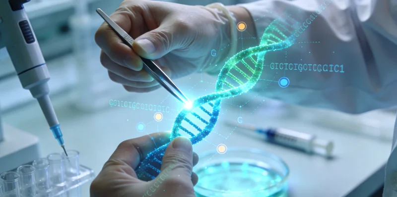 乌中旗居民在医院进行基因检测咨