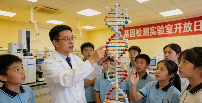 丰镇儿童接受专业眼科医生进行眼