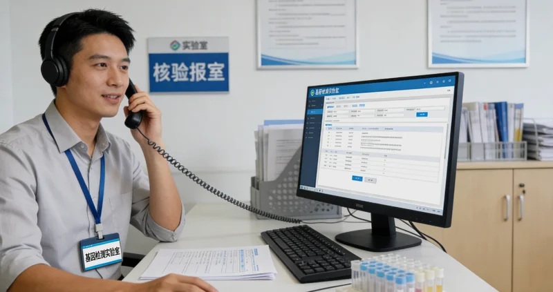 任丘女性进行遗传咨询场景