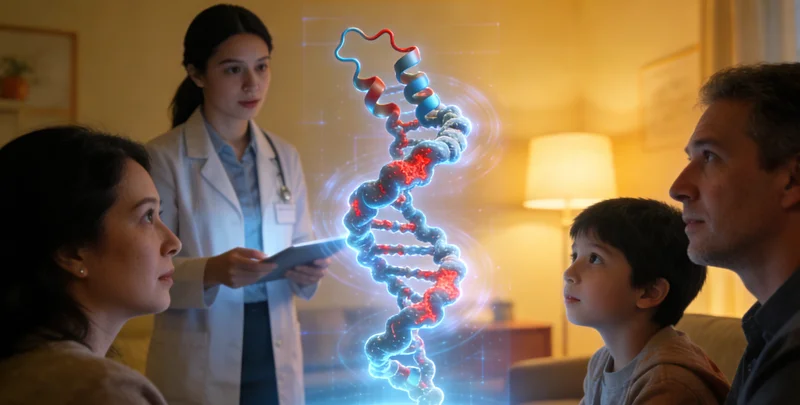 雷州家庭成员围坐一起讨论健康问