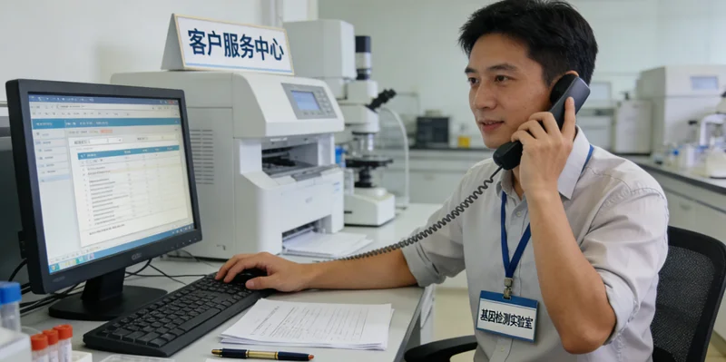 荔浦医院遗传咨询门诊医生与患者