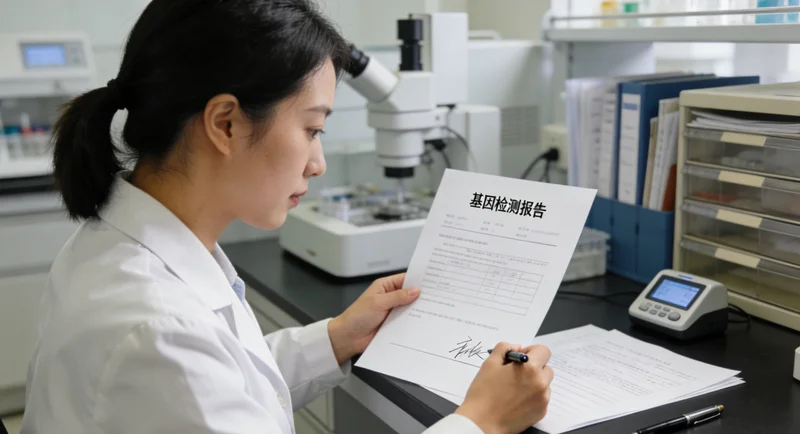 敦煌家庭查看并讨论基因检测报告