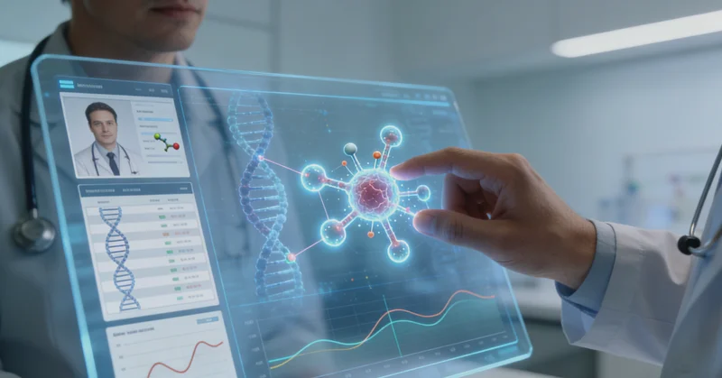 遵义医院病理科医生分析肿瘤切片