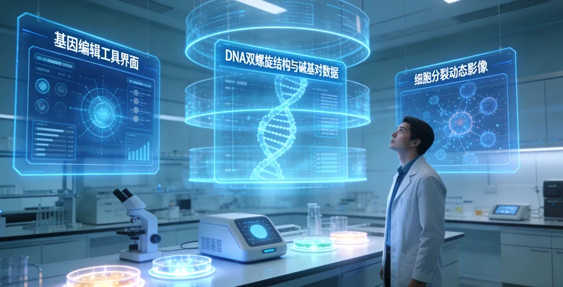 延吉城市晨光与象征健康的绿叶