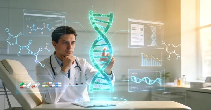 察右前旗职业女性与医生讨论基因