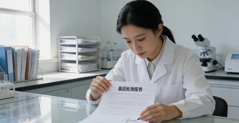 杭后旗备孕妈妈查看基因检测报告