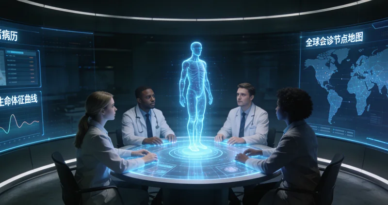 杭锦旗居民在医院进行定期健康检