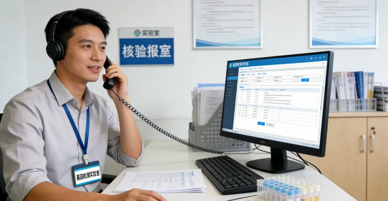 医生与患者家庭解读基因检测报告