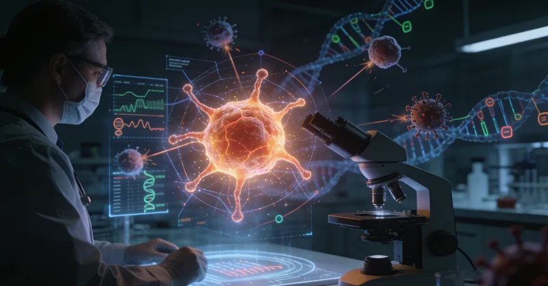 上海医学实验室显微镜下非小细胞