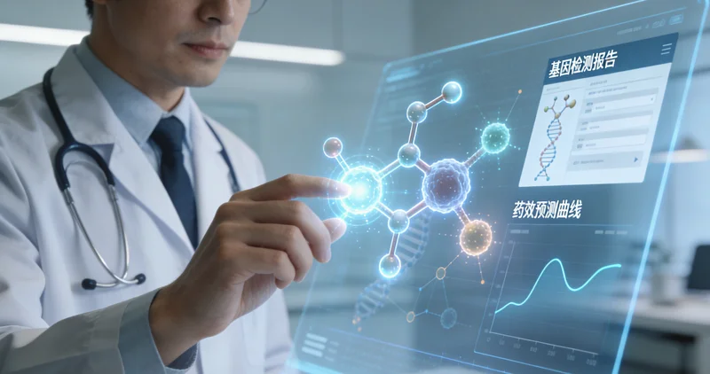 基因检测实验室进行DNA测序分