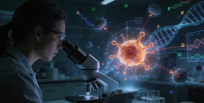 蒙自肺癌基因检测原理示意图