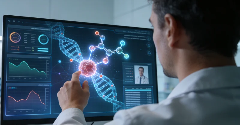 铜仁肠癌患者与医生讨论基因检测