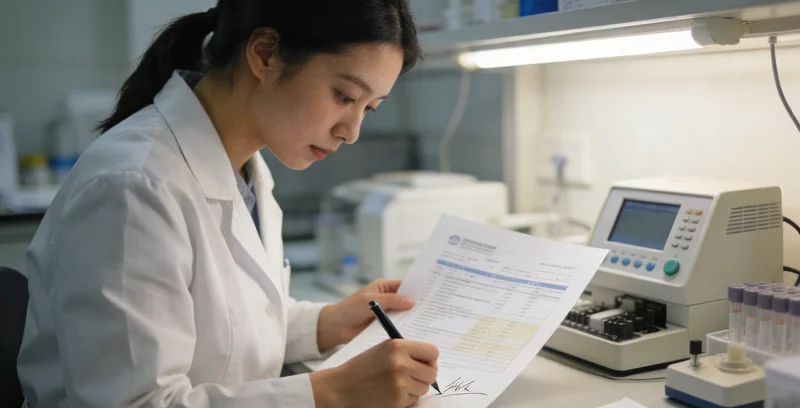 凯里医生与患者讨论基因检测报告