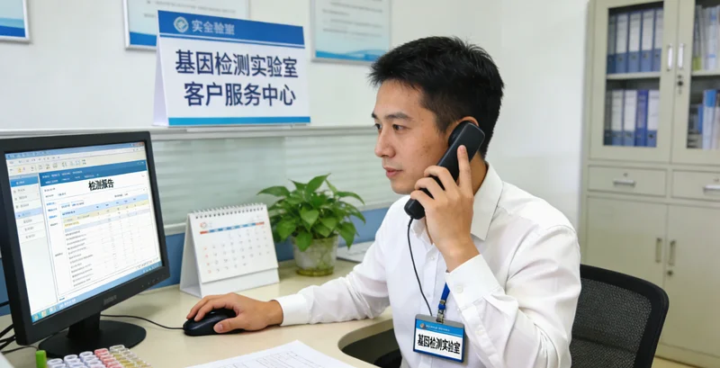 简阳专业人士进行遗传咨询场景