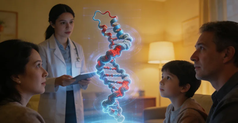 恩施家庭共同讨论健康决策温馨场