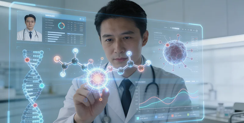 钦州医生向患者解读胶质瘤基因检