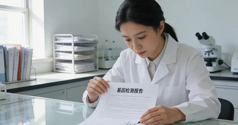 新郑市民查看基因检测报告场景