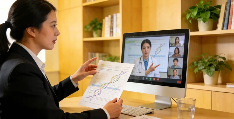 黔西南州家庭共同查看健康报告温