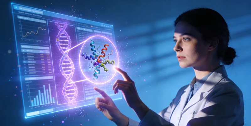 宁安年轻女性查看基因检测报告