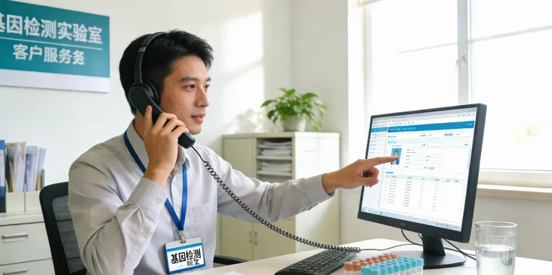 阿克苏居民在医院进行遗传咨询与