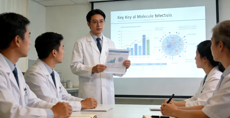 文山女性在医院咨询台询问基因检