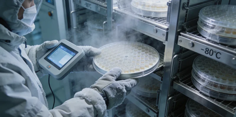 上海实验室基因测序科技画面