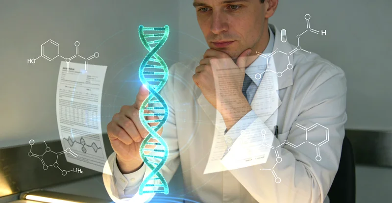 阿巴嘎旗医生向患者解读基因检测