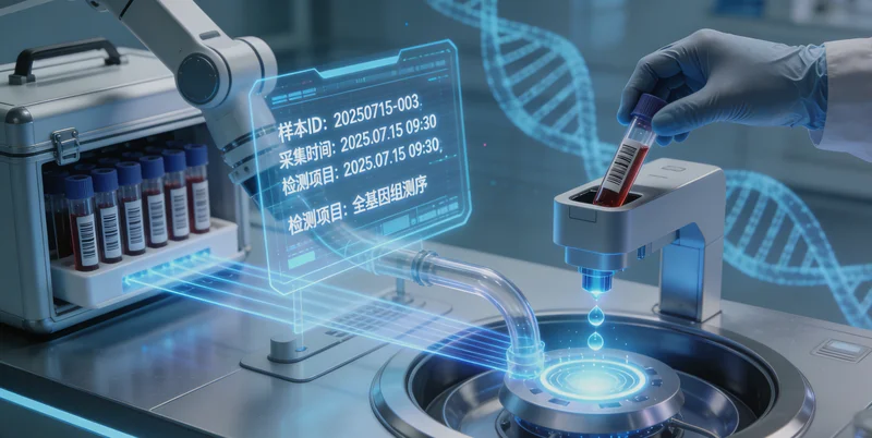 芒市女性在医院进行抽血采样