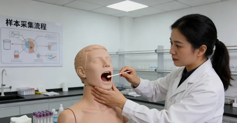乳山地区遗传基因检测采样过程展